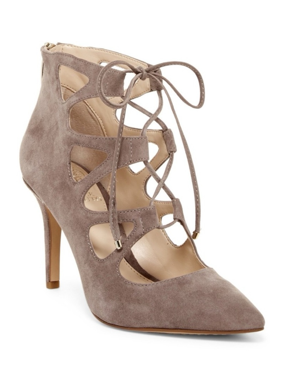 NEW Vince Camuto Bodell Suede lace up - size 8